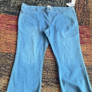 Stylish Women's Flare Jeans in Blue